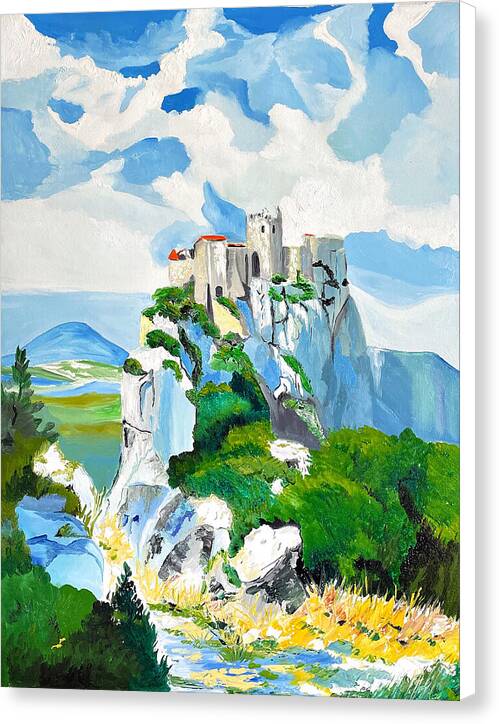 Les Baux de Provence 1 - Canvas Print