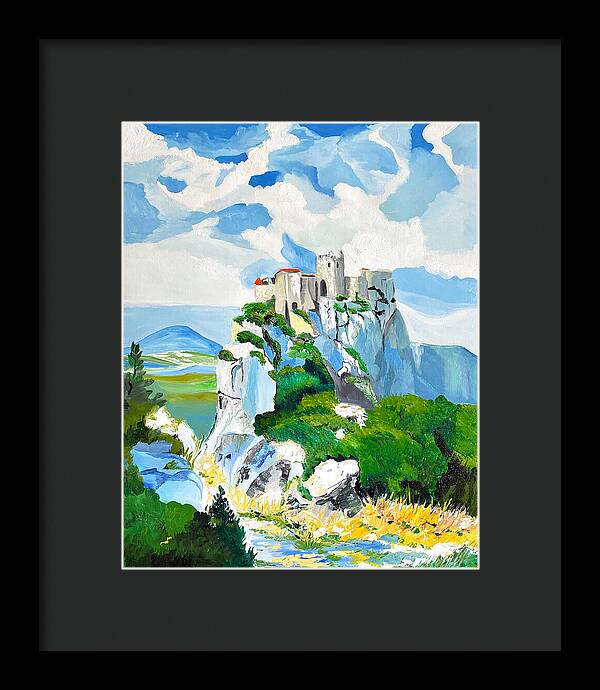 Les Baux de Provence 1 - Framed Print