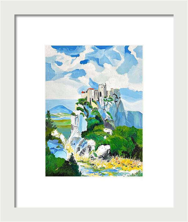 Les Baux de Provence 1 - Framed Print