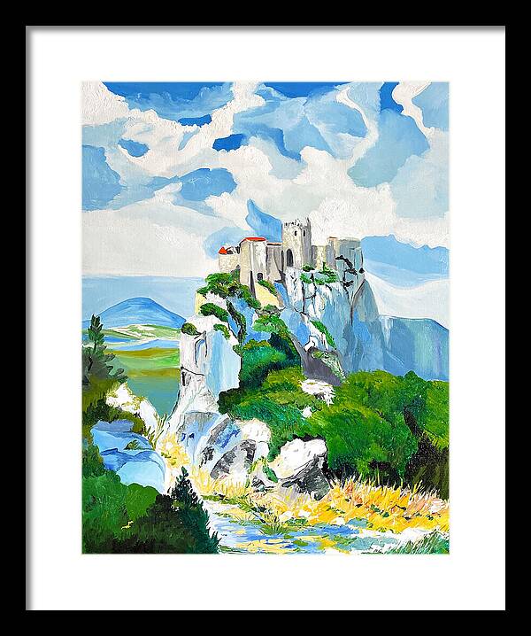 Les Baux de Provence 1 - Framed Print