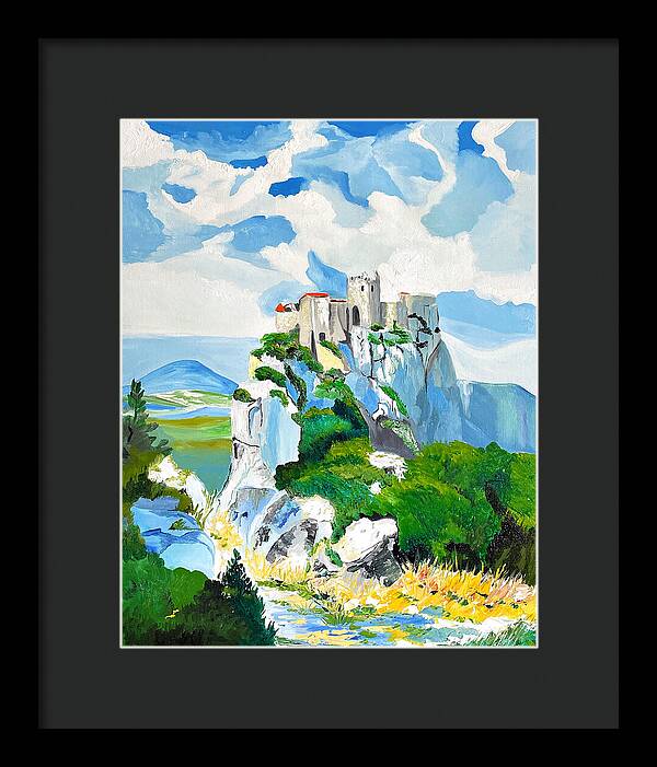 Les Baux de Provence 1 - Framed Print