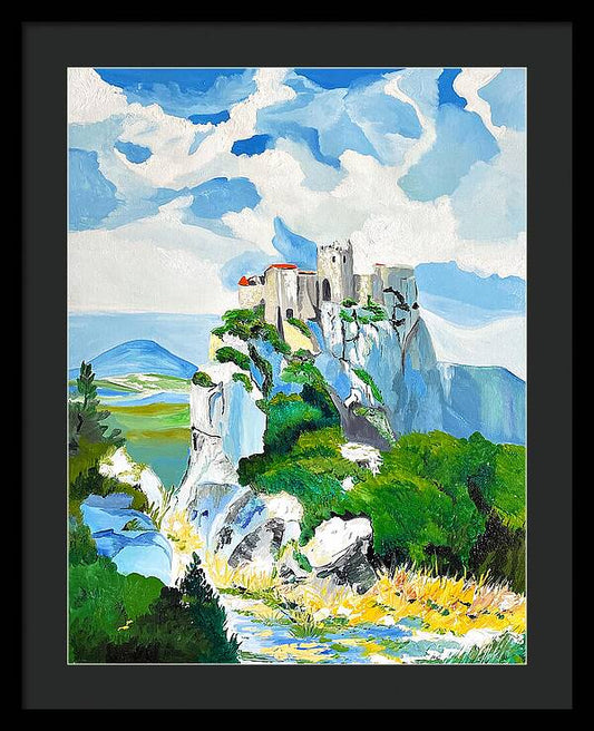 Les Baux de Provence 1 - Framed Print