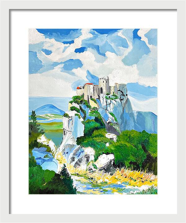 Les Baux de Provence 1 - Framed Print