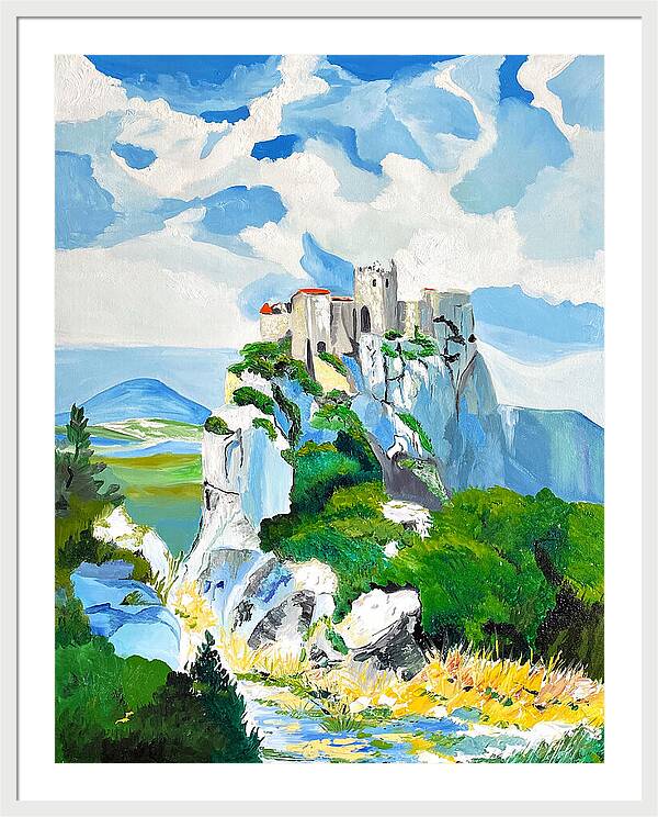 Les Baux de Provence 1 - Framed Print