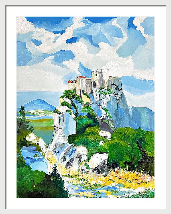 Les Baux de Provence 1 - Framed Print
