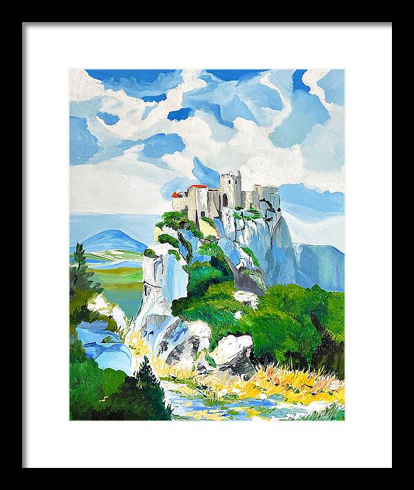 Les Baux de Provence 1 - Framed Print