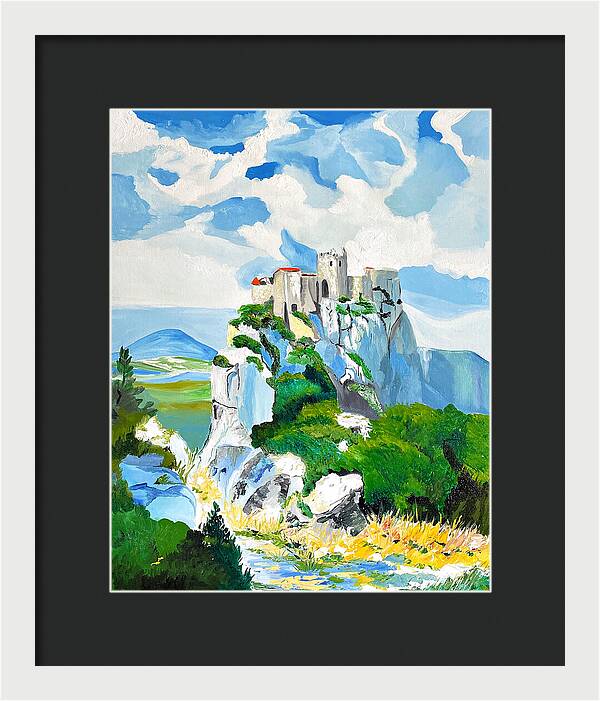 Les Baux de Provence 1 - Framed Print