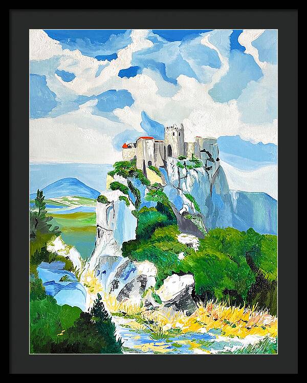 Les Baux de Provence 1 - Framed Print
