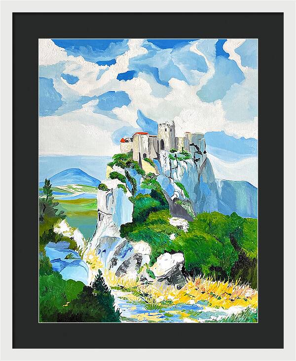 Les Baux de Provence 1 - Framed Print