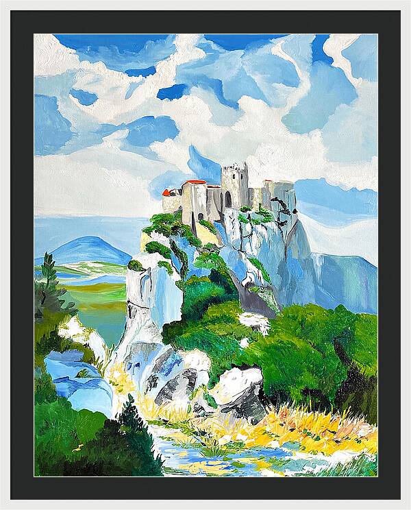 Les Baux de Provence 1 - Framed Print