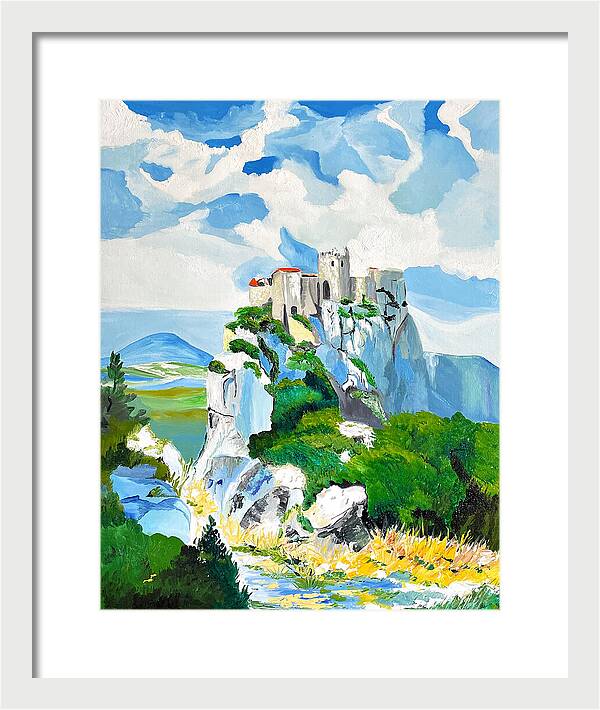 Les Baux de Provence 1 - Framed Print