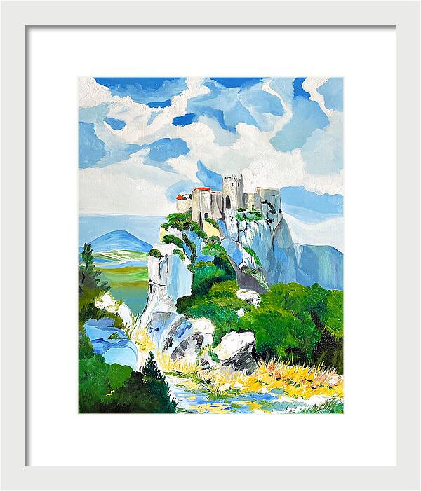 Les Baux de Provence 1 - Framed Print