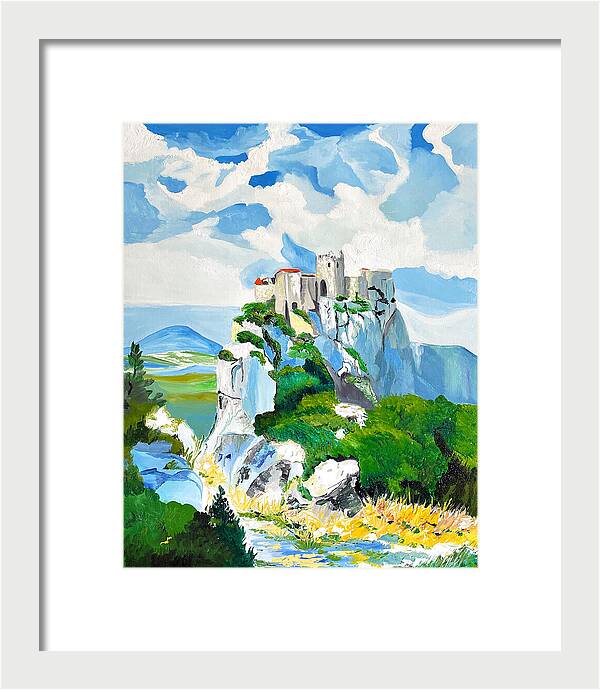 Les Baux de Provence 1 - Framed Print