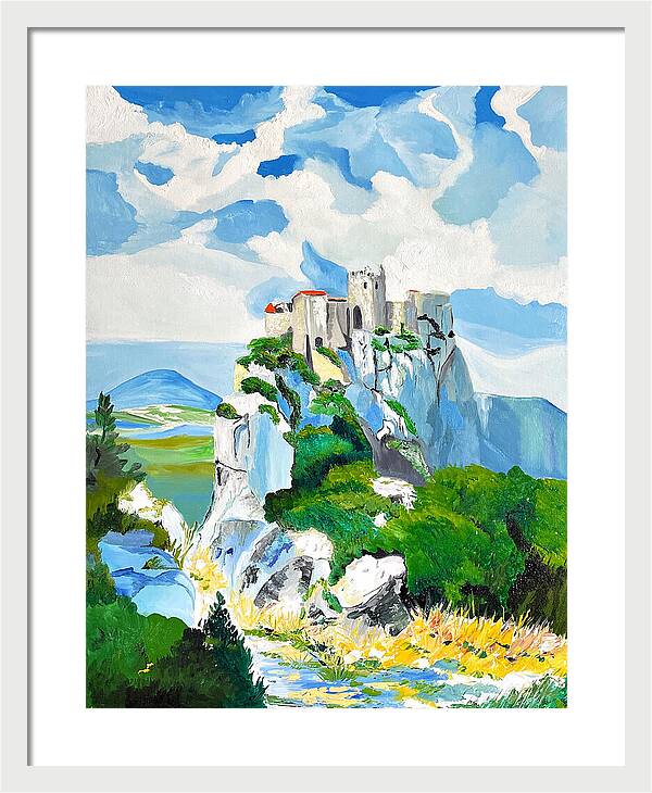 Les Baux de Provence 1 - Framed Print
