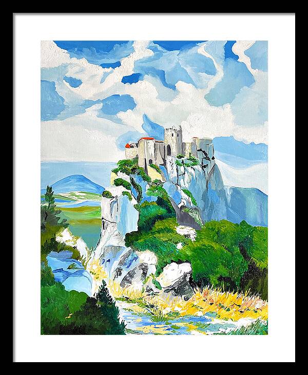 Les Baux de Provence 1 - Framed Print
