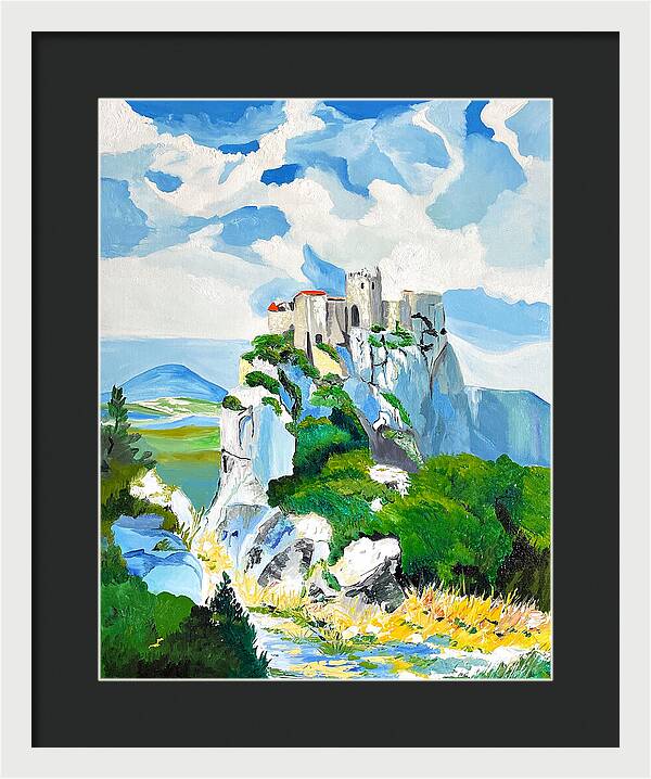Les Baux de Provence 1 - Framed Print