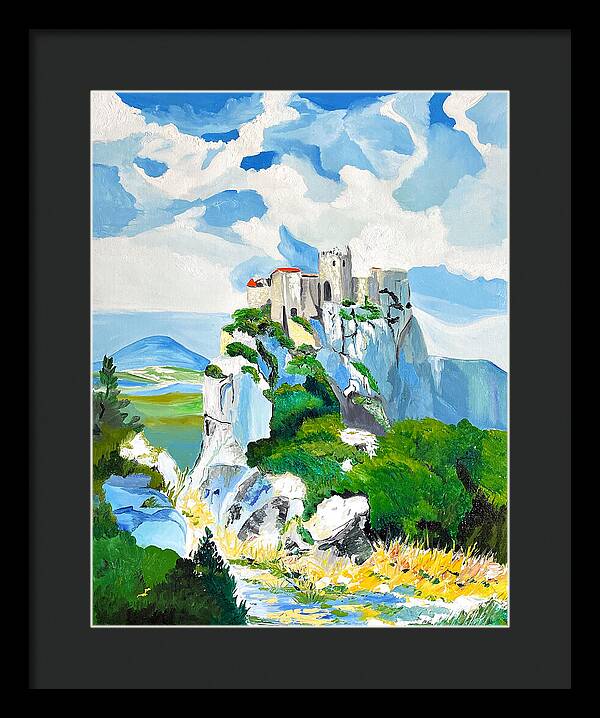 Les Baux de Provence 1 - Framed Print