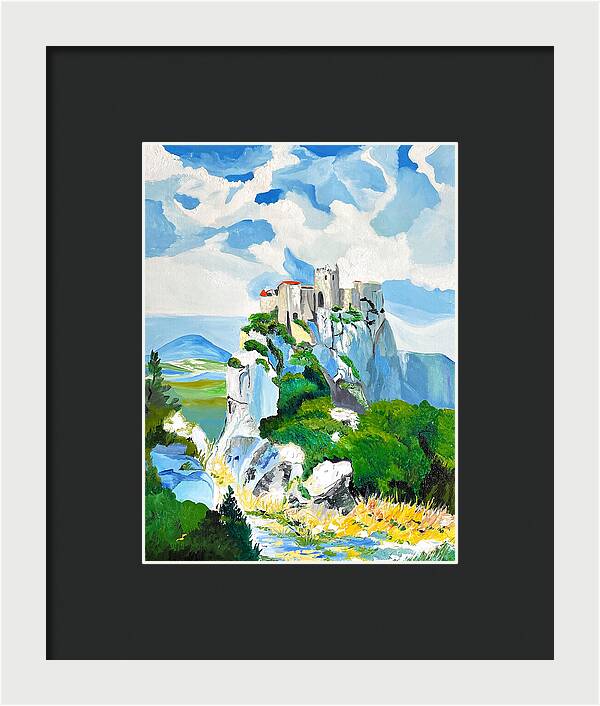 Les Baux de Provence 1 - Framed Print