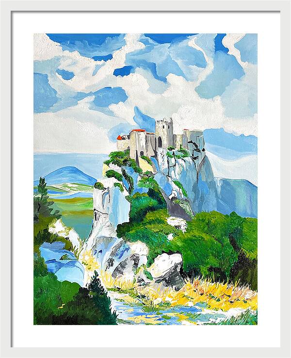 Les Baux de Provence 1 - Framed Print