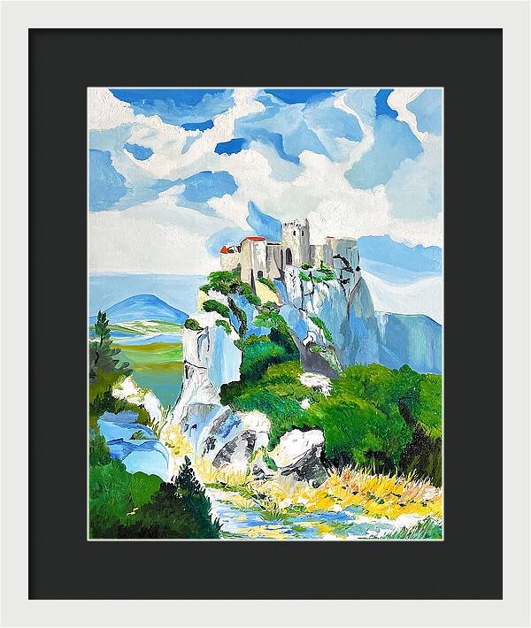Les Baux de Provence 1 - Framed Print