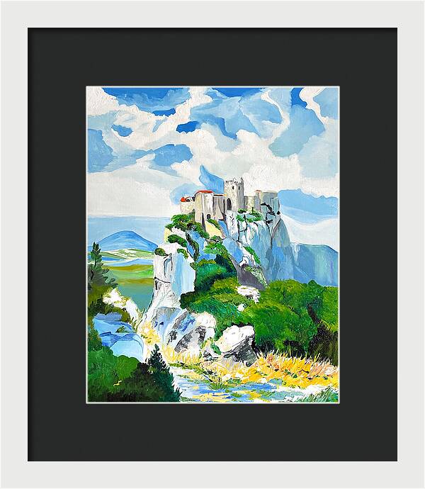 Les Baux de Provence 1 - Framed Print