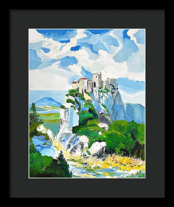 Les Baux de Provence 1 - Framed Print