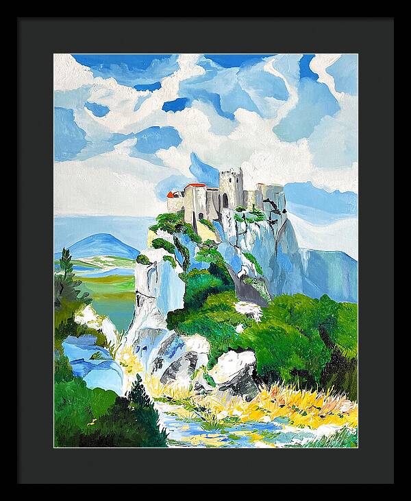 Les Baux de Provence 1 - Framed Print