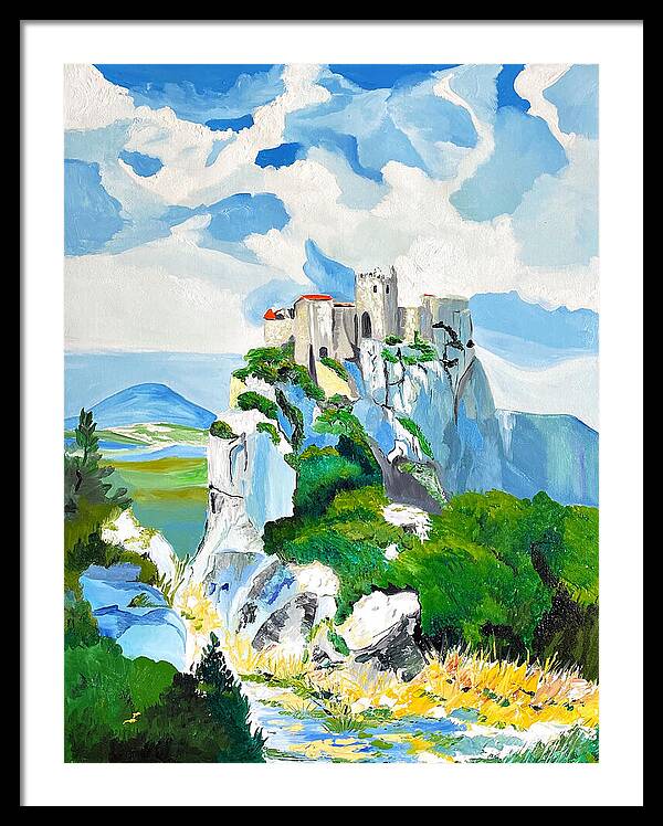 Les Baux de Provence 1 - Framed Print