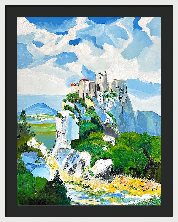 Les Baux de Provence 1 - Framed Print