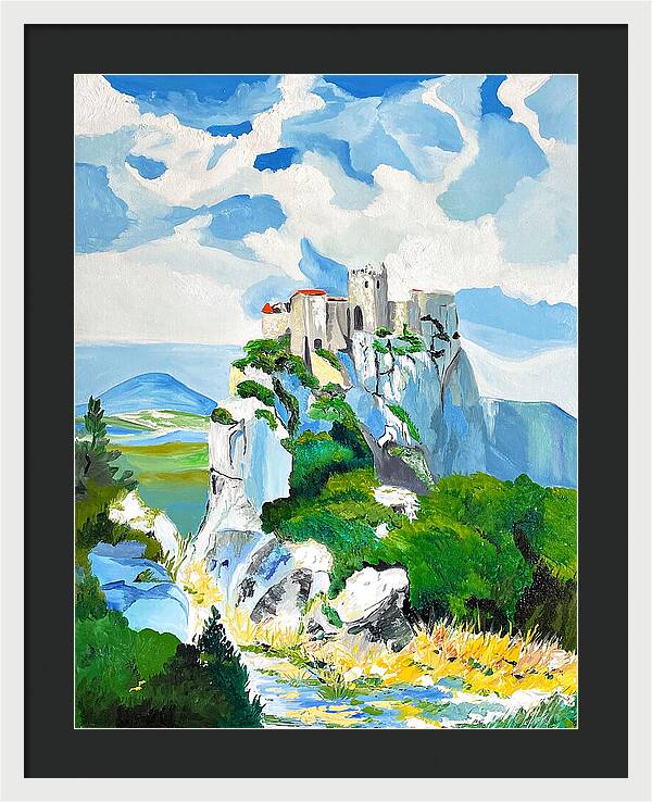 Les Baux de Provence 1 - Framed Print