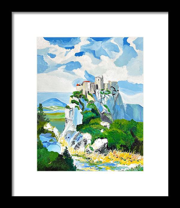 Les Baux de Provence 1 - Framed Print