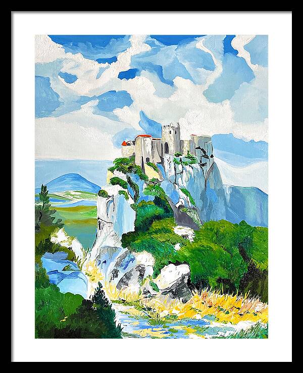 Les Baux de Provence 1 - Framed Print