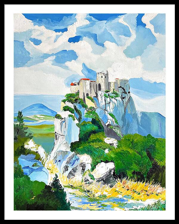 Les Baux de Provence 1 - Framed Print