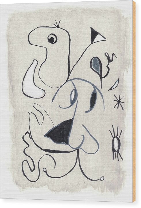 L'homme 1 - Wood Print