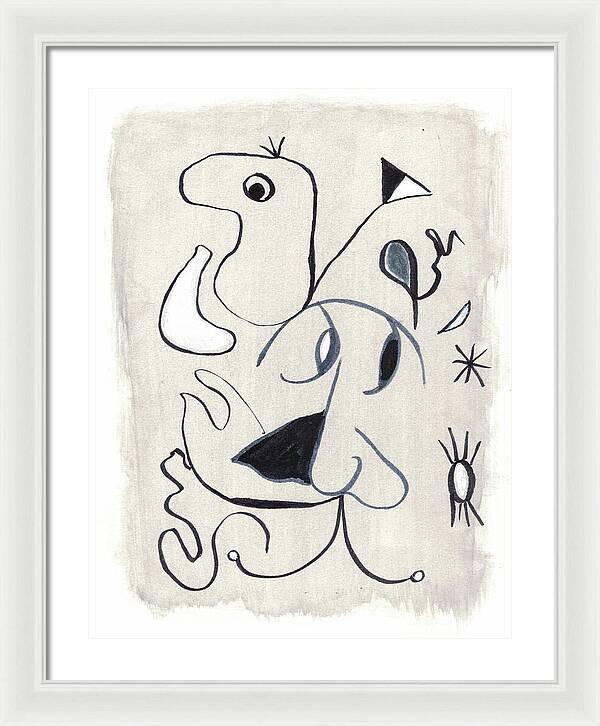 L'homme 1 - Framed Print