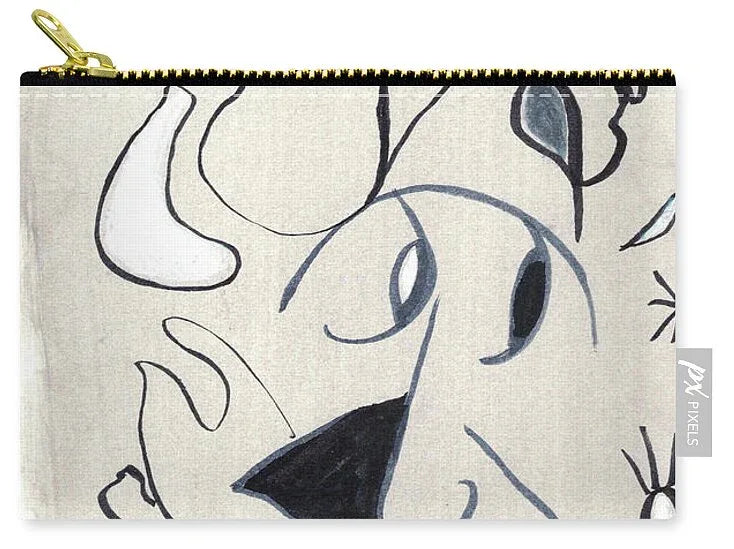 L'homme 1 - Zip Pouch - Laure Leprince - Artiste Peintre