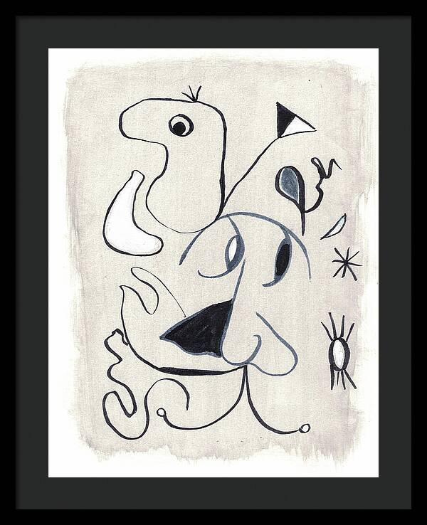 L'homme 1 - Framed Print