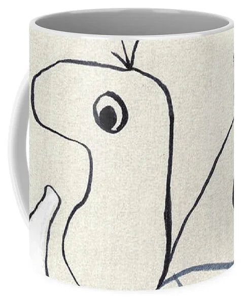 L'homme Abstract Watercolor Ceramic Mug – Artistic Coffee & Daily Comfort - Laure Leprince - Artiste Peintre