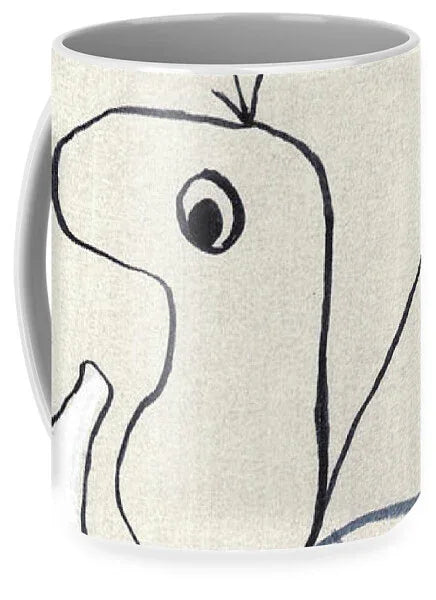 L'homme Abstract Watercolor Ceramic Mug – Artistic Coffee & Daily Comfort - Laure Leprince - Artiste Peintre