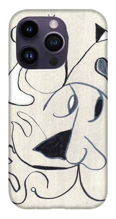 L'homme 1 - Phone Case - Laure Leprince - Artiste Peintre