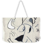 L'homme Abstract Watercolor Tote Bag – Chic Weekender & Everyday Style - Laure Leprince - Artiste Peintre