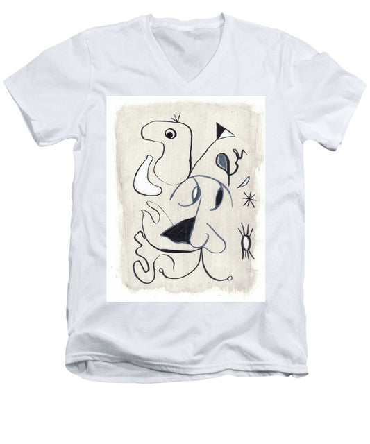 L'homme 1 - Men's V-Neck T-Shirt
