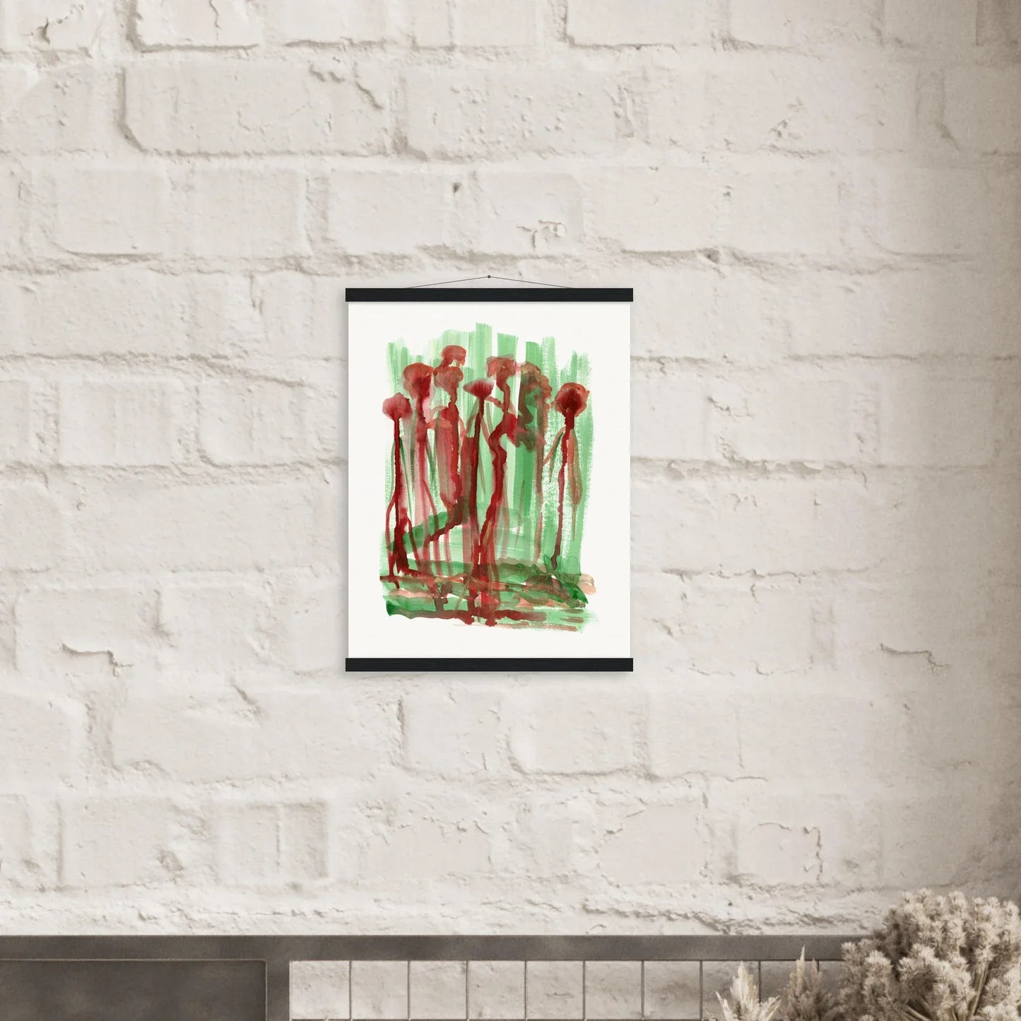 Museum-Quality Matte Paper Poster with Hanger Forest Choir - Laure Leprince - Artiste Peintre