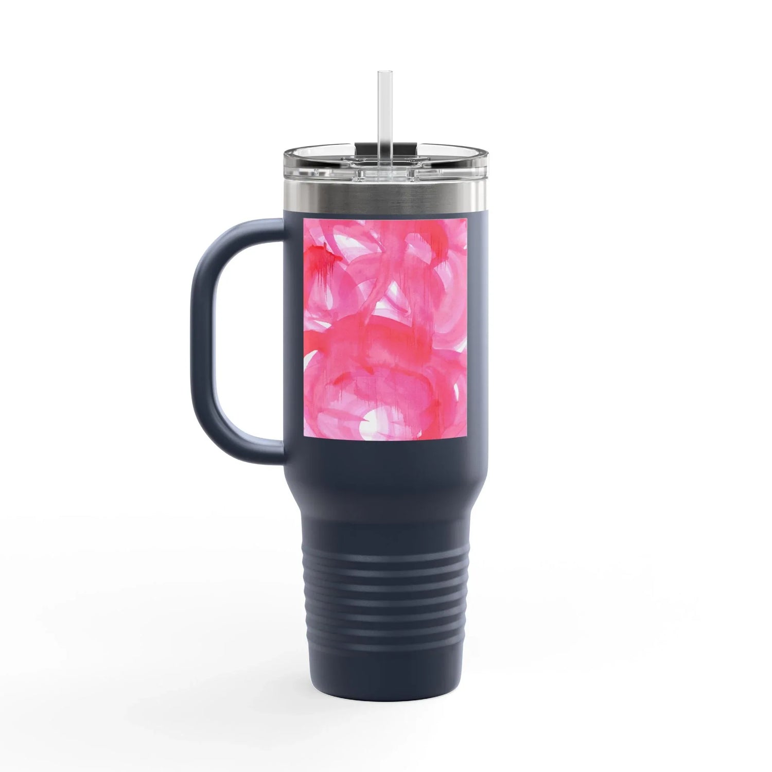 40oz Insulated Travel Mug – Ruy Drift Watercolor Design - Laure Leprince - Artiste Peintre