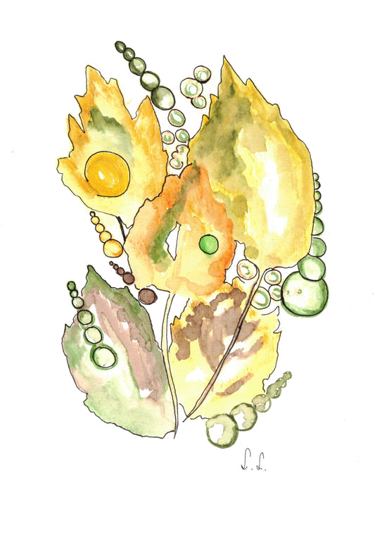 🍋 Lumière citronnée – Aquarelle lumineuse par Laure Leprince