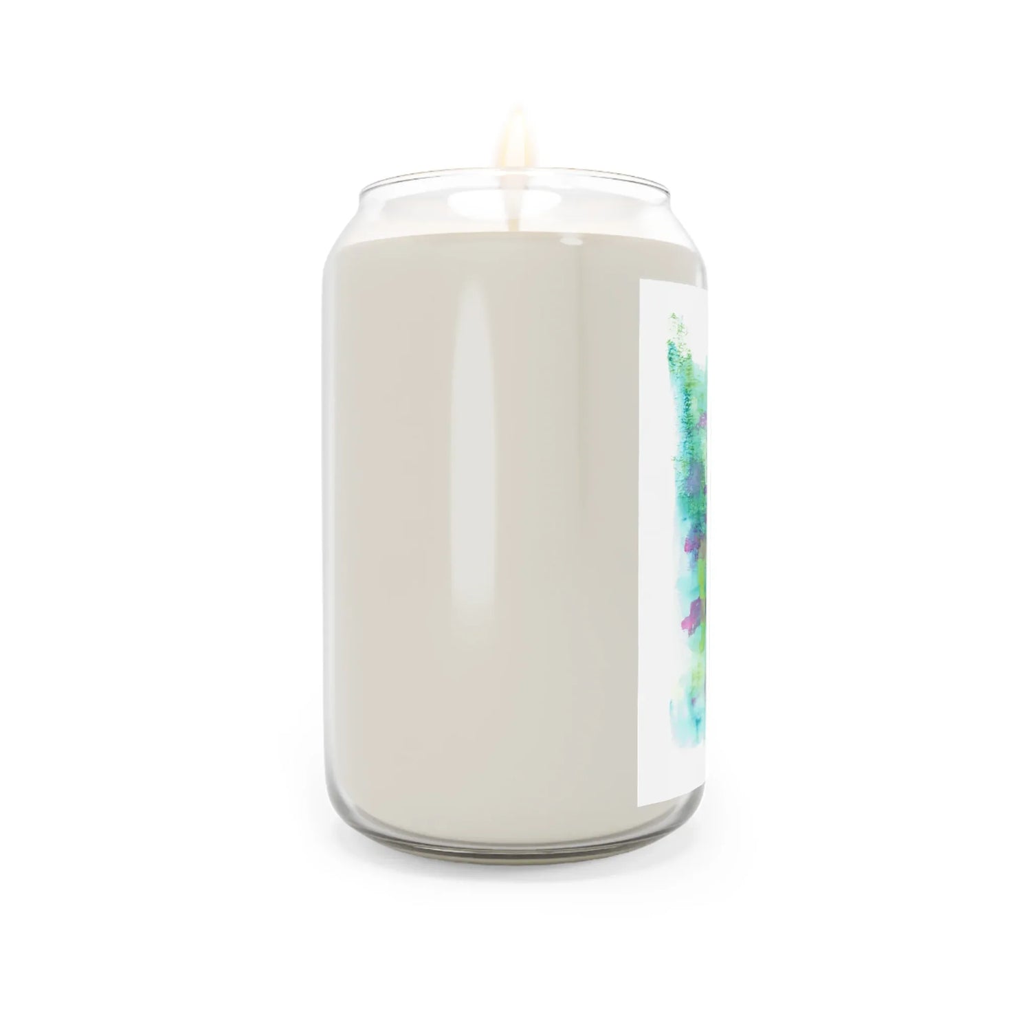 Holiday Brown Candle Soy Candle Eclosions Sauvages — 13.75oz Scented Christmas Centerpiece - Laure Leprince - Artiste Peintre