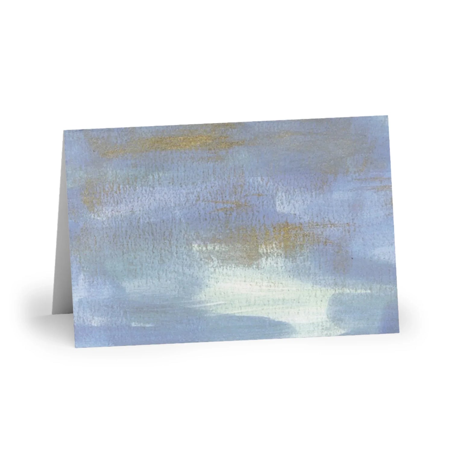 Silent Water Watercolor Leaf Greeting Card - Elegant - Laure Leprince - Artiste Peintre