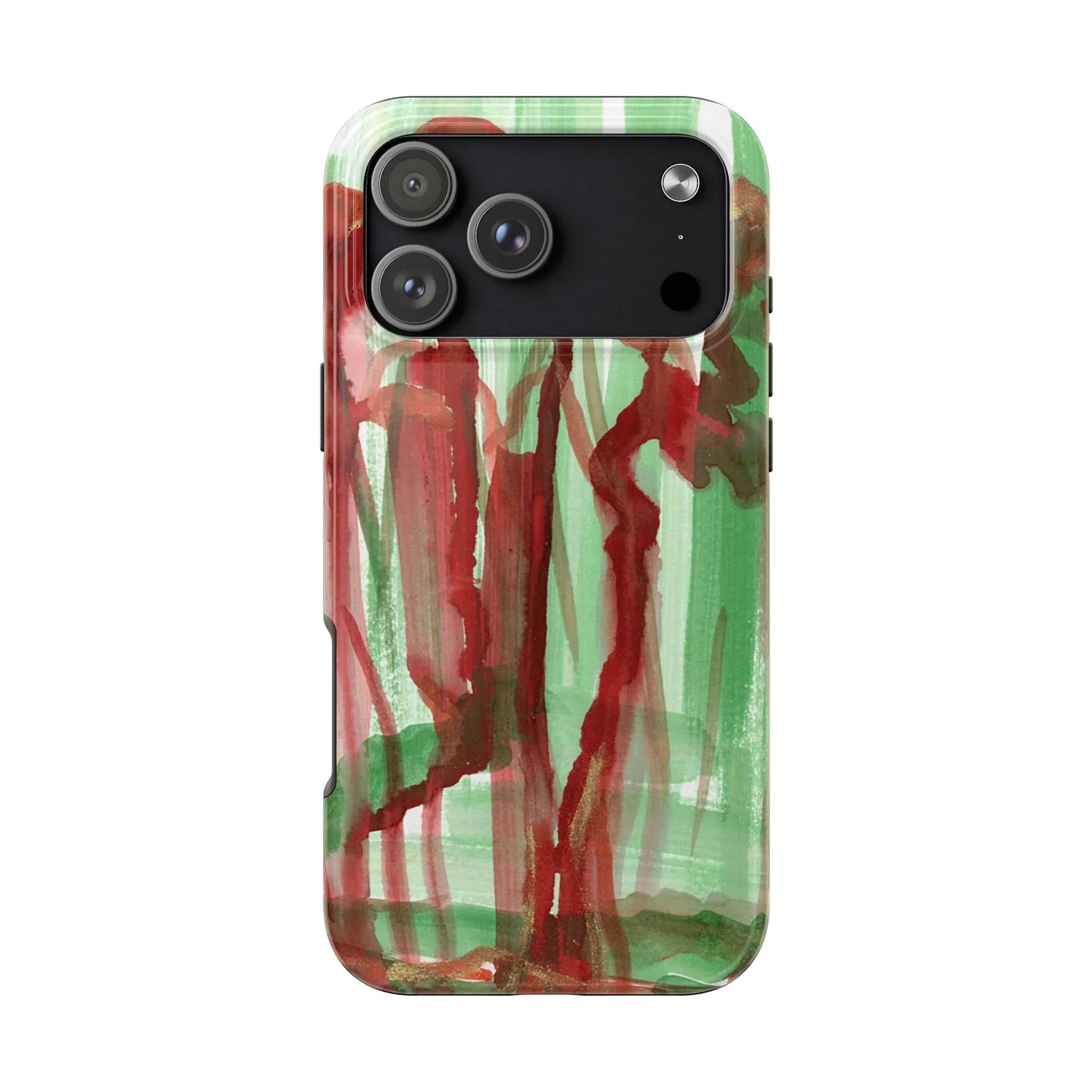 Tough iPhone Case Forest Choir — Watercolor - Laure Leprince - Artiste Peintre