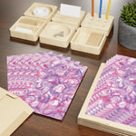 Floraison Intime Watercolor Leaf Greeting Card - Elegant