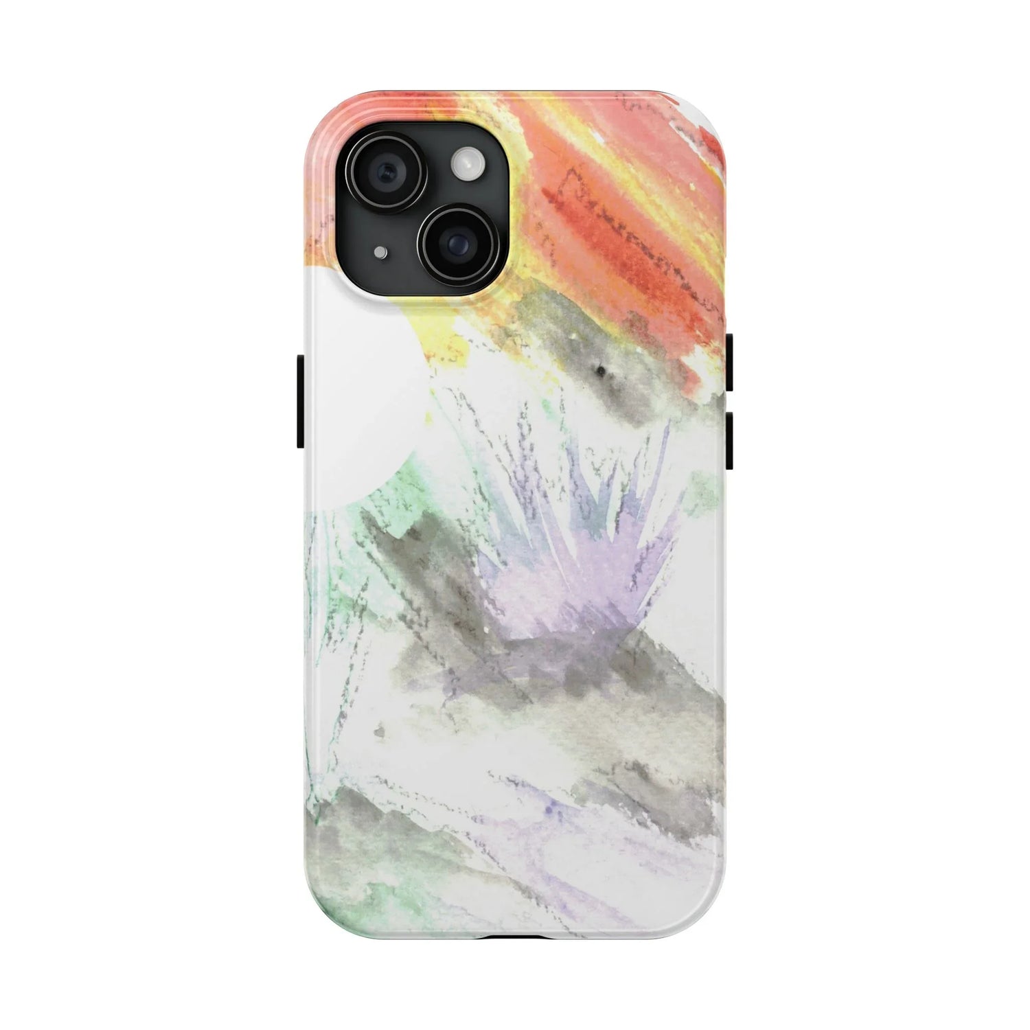 Tough iPhone Case Lavander Drift — Watercolor - Laure Leprince - Artiste Peintre